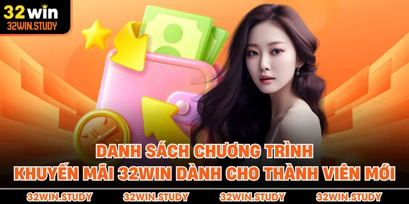 Danh sách chương trình khuyến mãi 32WIN dành cho thành viên mới